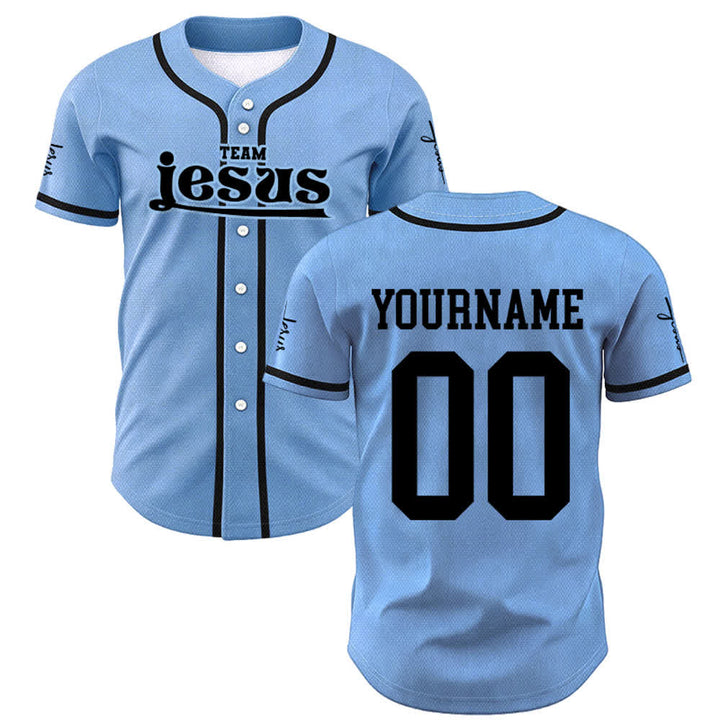 Christianartworkshop Bold Team Jesus Custom Name Number Unisex Custom Baseball Jersey - image 41