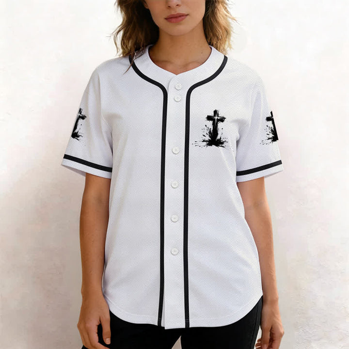 Christianartworkshop Not All Superheroes Wear Capes A Cross Unisex Baseball Jersey - image 4