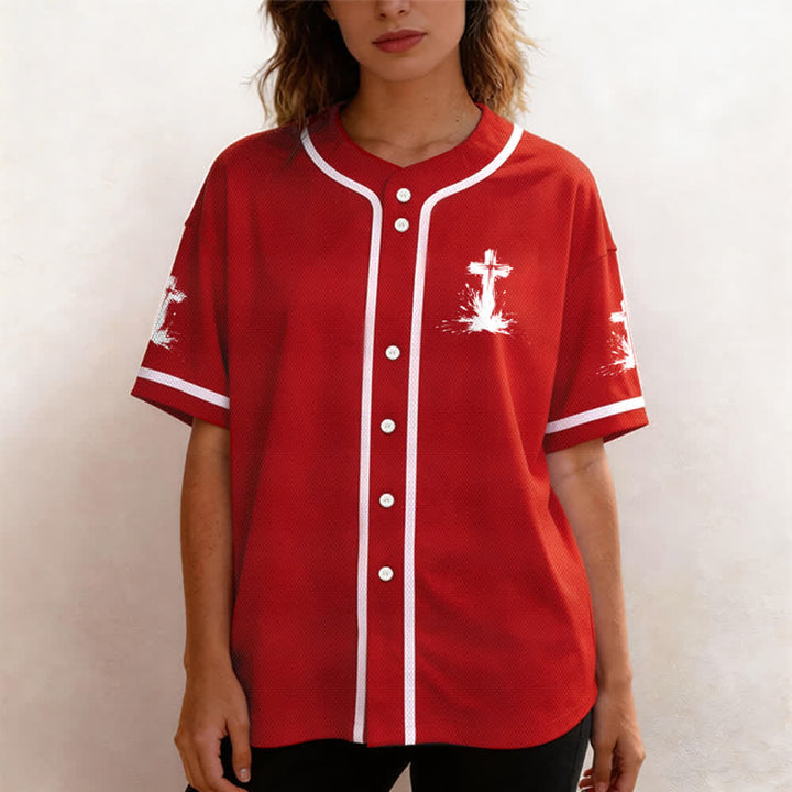 Christianartworkshop Not All Superheroes Wear Capes A Cross Unisex Baseball Jersey - image 18