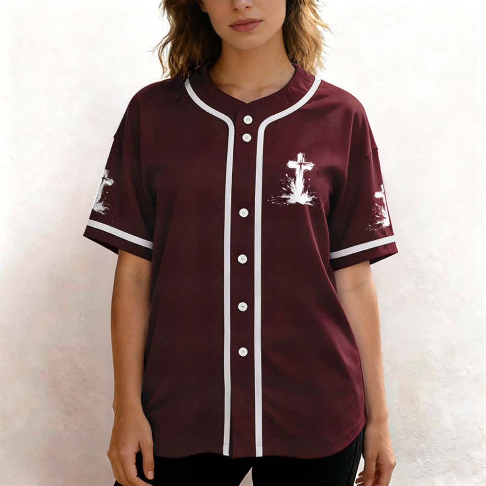 Christianartworkshop Not All Superheroes Wear Capes A Cross Unisex Baseball Jersey - image 25