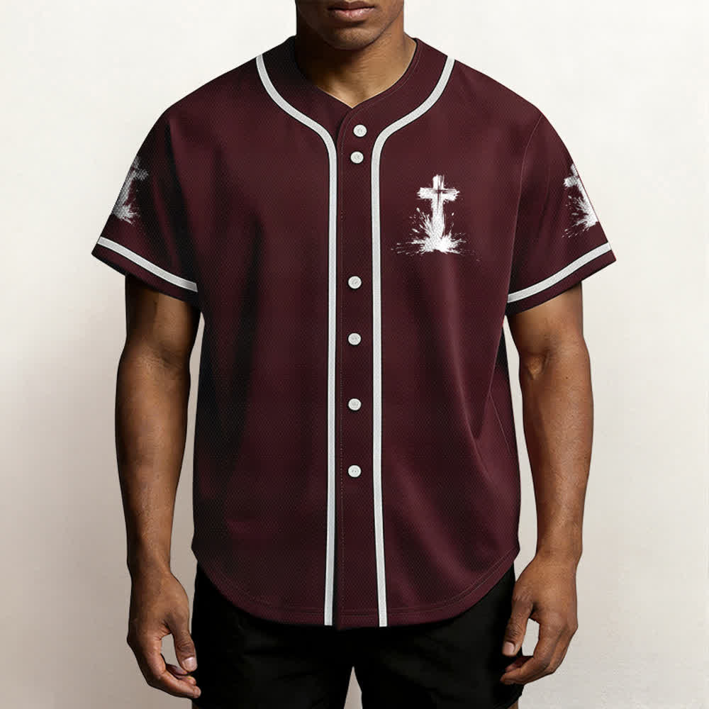 Christianartworkshop Not All Superheroes Wear Capes A Cross Unisex Baseball Jersey - image 27