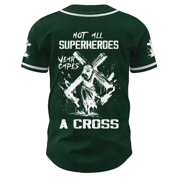 Christianartworkshop Not All Superheroes Wear Capes A Cross Unisex Baseball Jersey - image 43