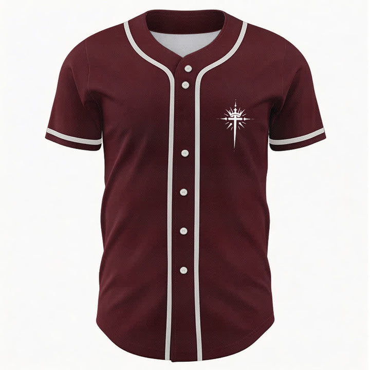Christianartworkshop Jesus Is King Angel Wings Cross Faith Statement Custom Baseball Jersey - image 37