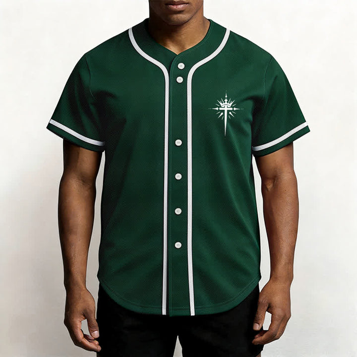Christianartworkshop Jesus Is King Angel Wings Cross Faith Statement Custom Baseball Jersey - image 53