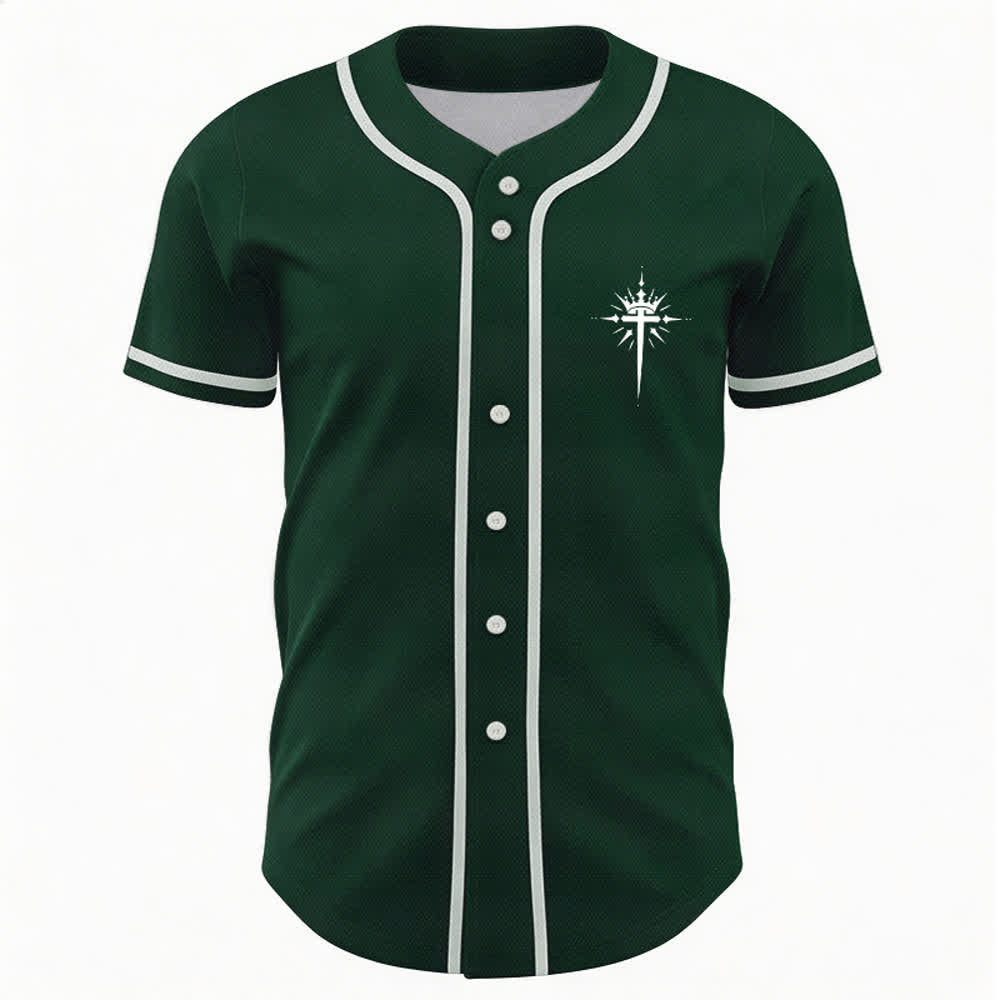 Christianartworkshop Jesus Is King Angel Wings Cross Faith Statement Custom Baseball Jersey - image 51