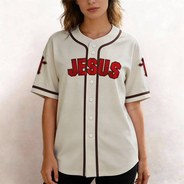 Christianartworkshop The Cross Is The Evidence Of God's Love Unisex Baseball Jersey - image 3