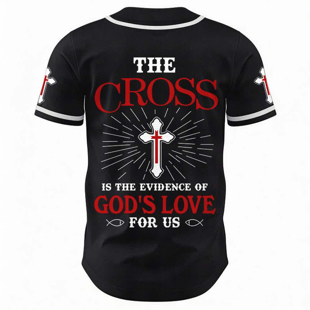Christianartworkshop The Cross Is The Evidence Of God's Love Unisex Baseball Jersey - image 16