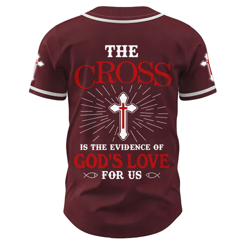 Christianartworkshop The Cross Is The Evidence Of God's Love Unisex Baseball Jersey - image 30