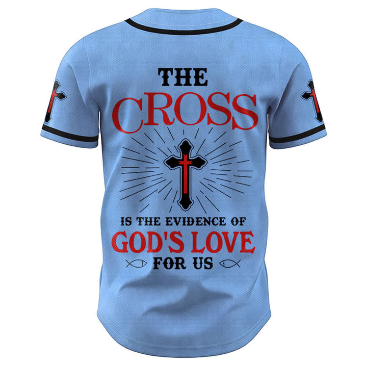 Christianartworkshop The Cross Is The Evidence Of God's Love Unisex Baseball Jersey - image 37