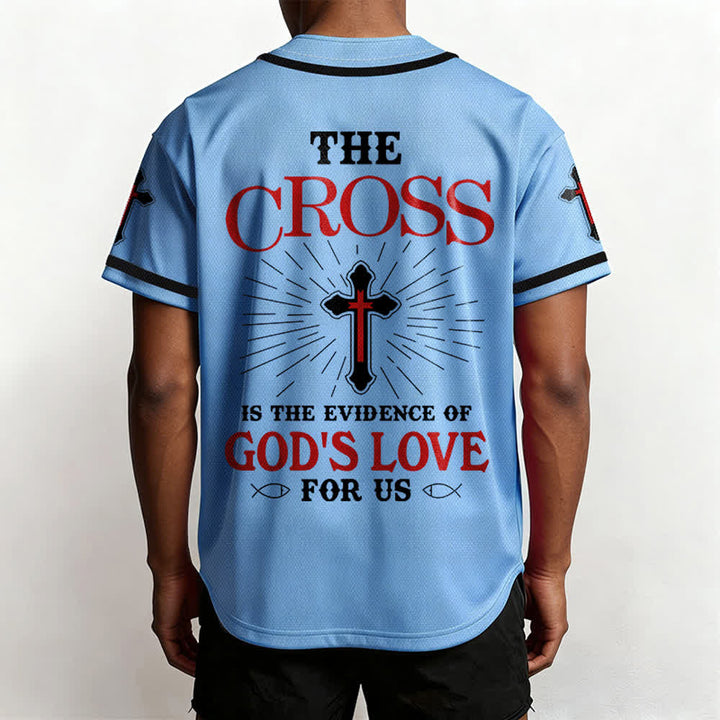 Christianartworkshop The Cross Is The Evidence Of God's Love Unisex Baseball Jersey - image 41