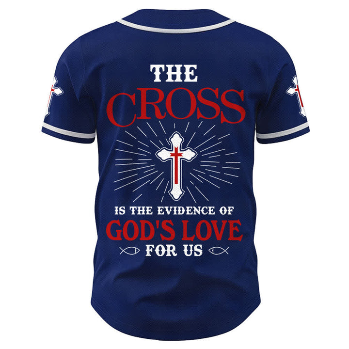 Christianartworkshop The Cross Is The Evidence Of God's Love Unisex Baseball Jersey - image 44
