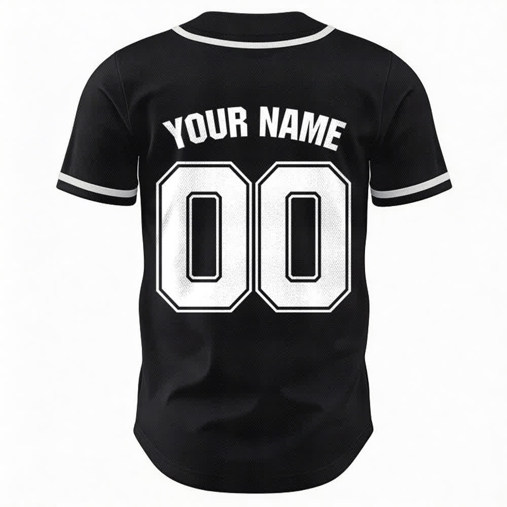 Christianartworkshop Faith Over Fear Custom Name Number Unisex Baseball Jersey - image 3
