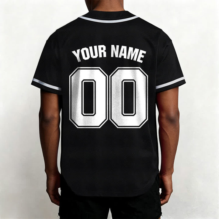 Christianartworkshop Faith Over Fear Custom Name Number Unisex Baseball Jersey - image 5