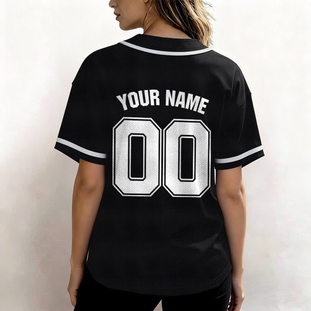 Christianartworkshop Faith Over Fear Custom Name Number Unisex Baseball Jersey - image 7