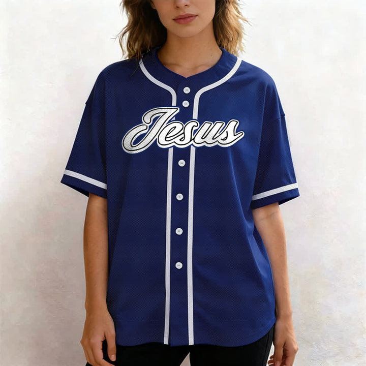 Christianartworkshop Team Jesus Matthew 28:19 Go And Make Disciples Unisex Baseball Jersey - image 6