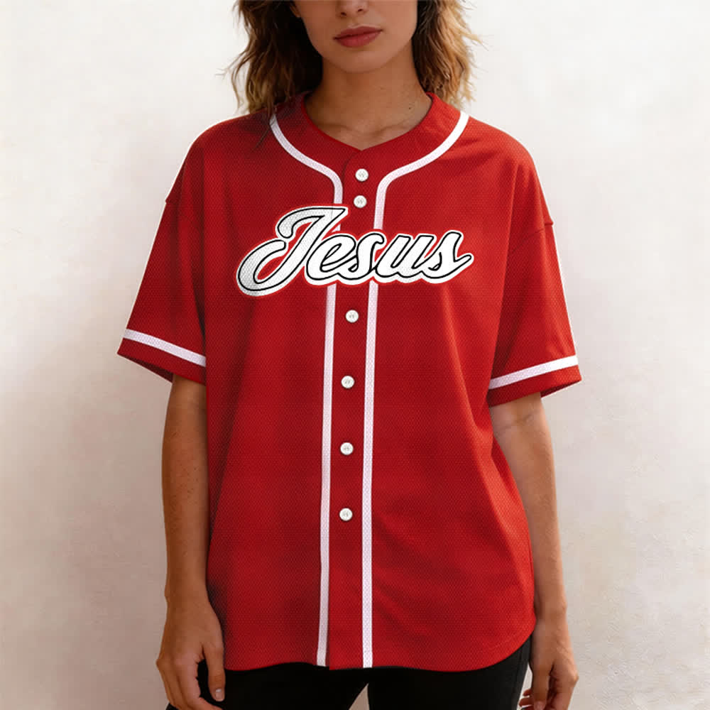 Christianartworkshop Team Jesus Matthew 28:19 Go And Make Disciples Unisex Baseball Jersey - image 25