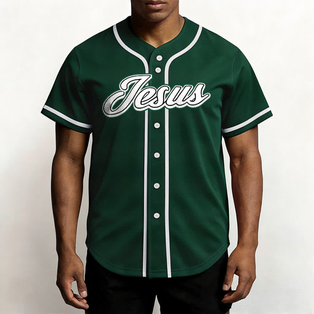 Christianartworkshop Team Jesus Matthew 28:19 Go And Make Disciples Unisex Baseball Jersey - image 48