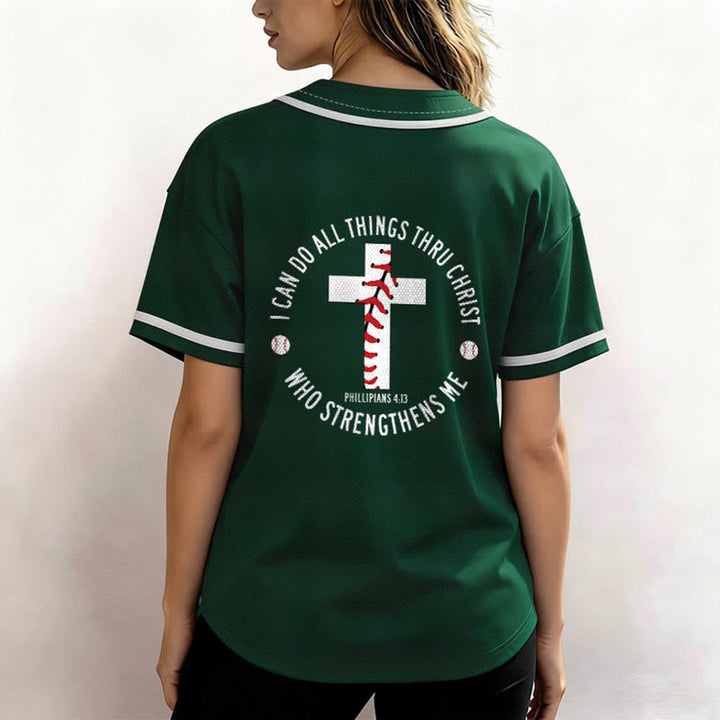 Christianartworkshop Philippians 4:13 I Can Do All Things Unisex Baseball Jersey - image 52