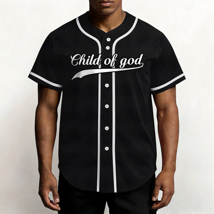 Christianartworkshop Child Of God Custom Name Number Unisex Baseball Jersey - image 36