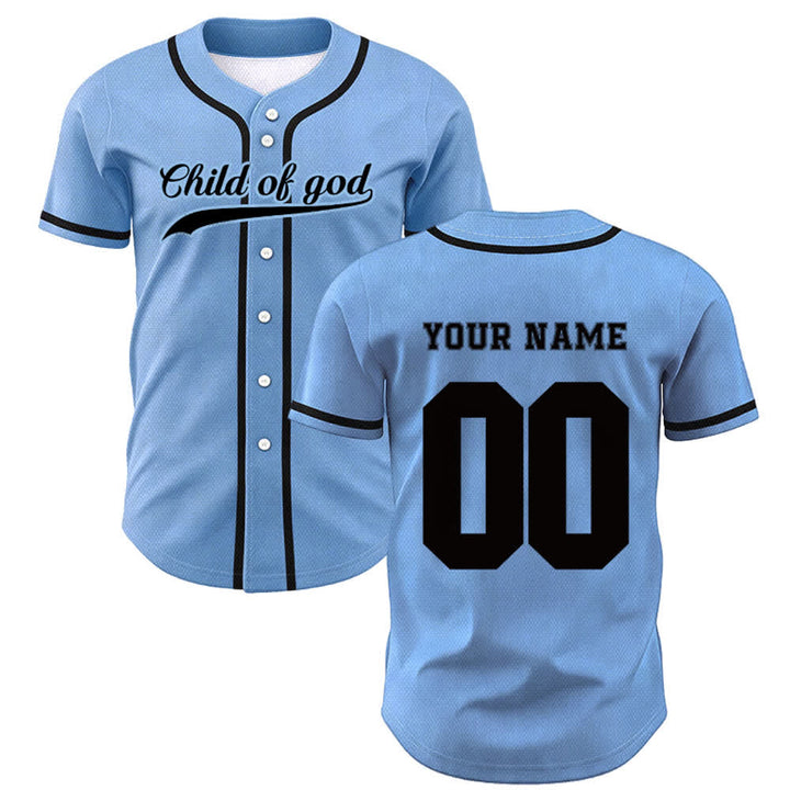 Christianartworkshop Child Of God Custom Name Number Unisex Baseball Jersey - image 49