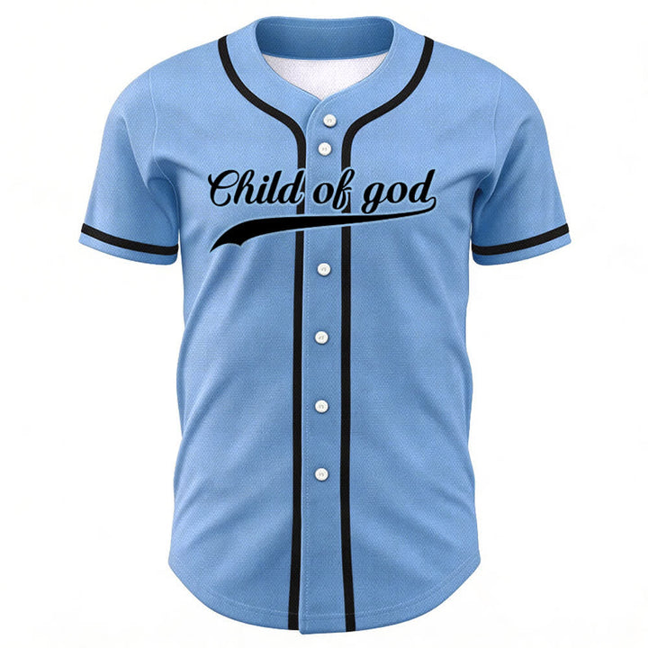 Christianartworkshop Child Of God Custom Name Number Unisex Baseball Jersey - image 50