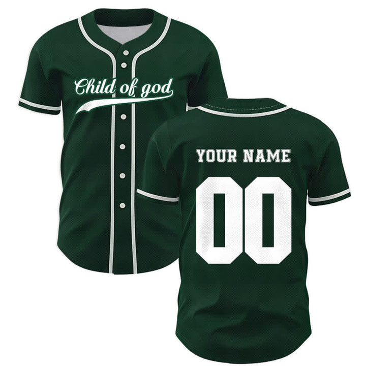 Christianartworkshop Child Of God Custom Name Number Unisex Baseball Jersey - image 57