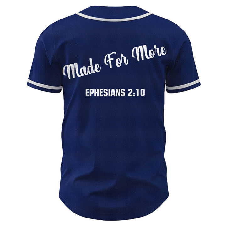 Christianartworkshop Made For More Ephesians 2:10 Unisex Baseball Jersey - image 36
