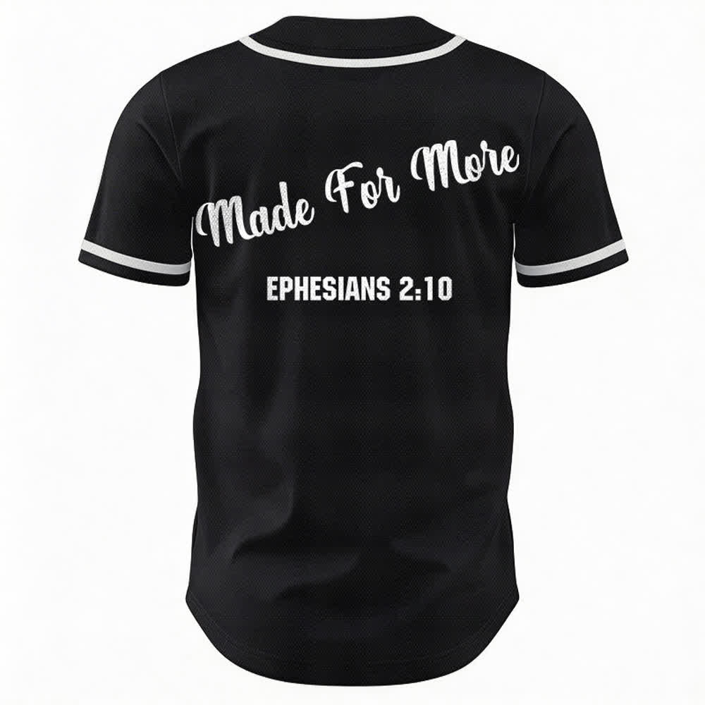 Christianartworkshop Made For More Ephesians 2:10 Unisex Baseball Jersey - image 15