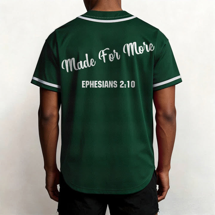 Christianartworkshop Made For More Ephesians 2:10 Unisex Baseball Jersey - image 45
