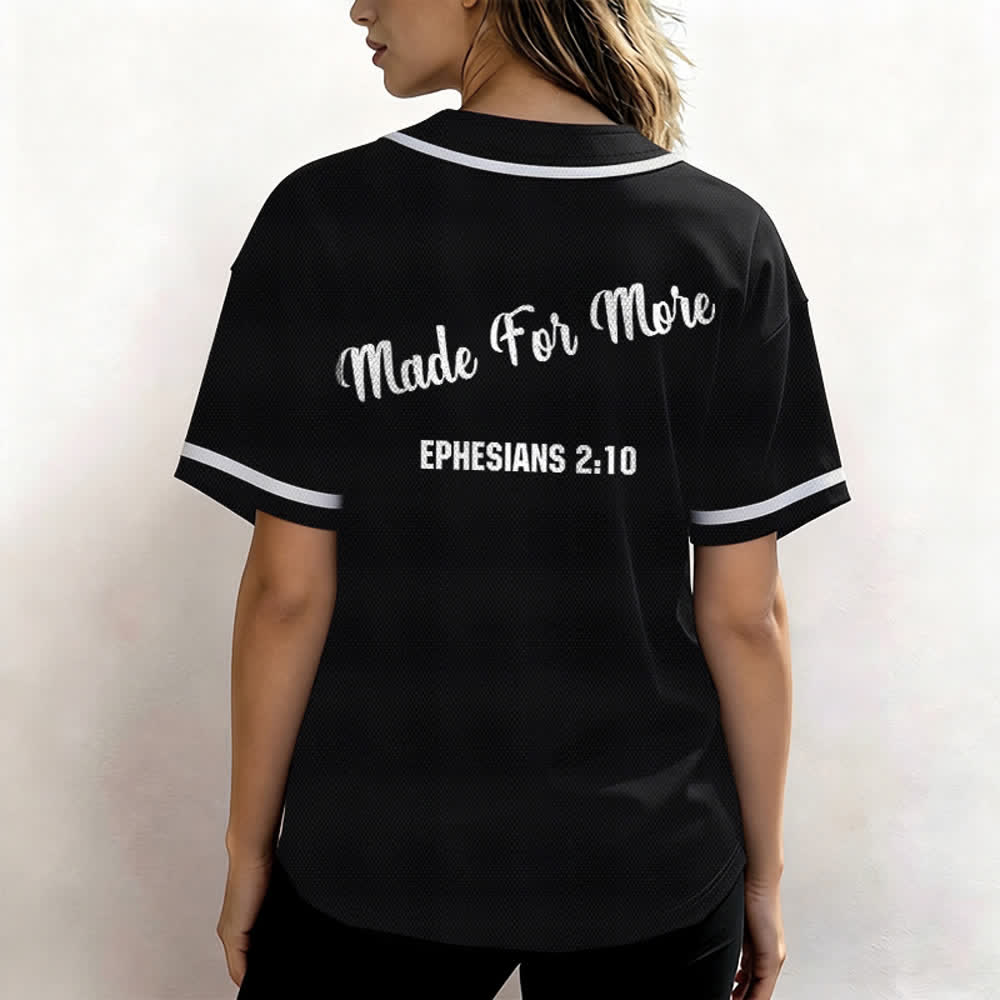 Christianartworkshop Made For More Ephesians 2:10 Unisex Baseball Jersey - image 19