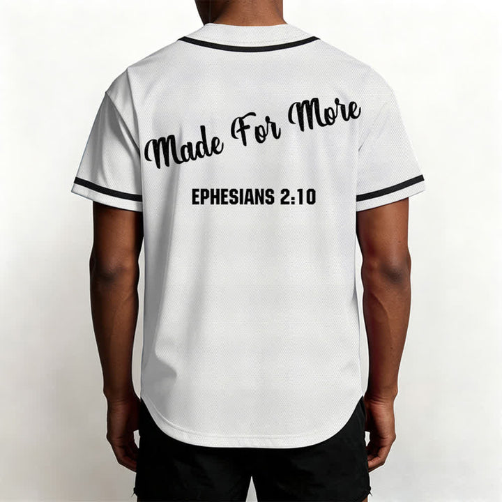 Christianartworkshop Made For More Ephesians 2:10 Unisex Baseball Jersey - image 12