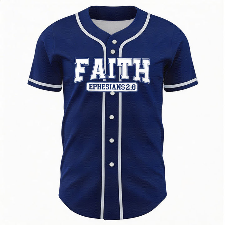 Christianartworkshop Faith Custom Name Number Baseball Jersey - image 2