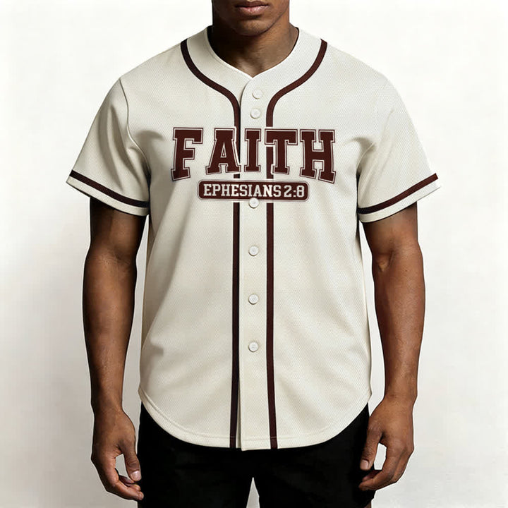Christianartworkshop Faith Custom Name Number Baseball Jersey - image 12
