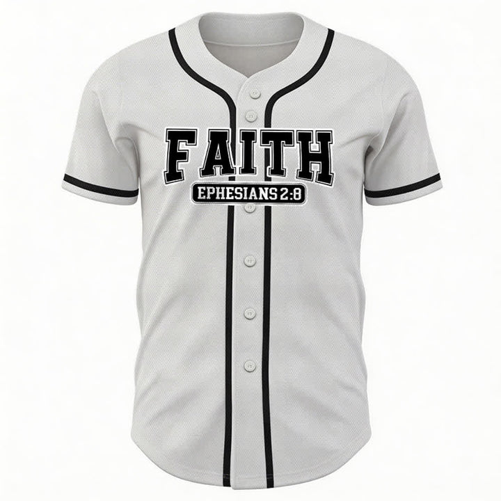 Christianartworkshop Faith Custom Name Number Baseball Jersey - image 18