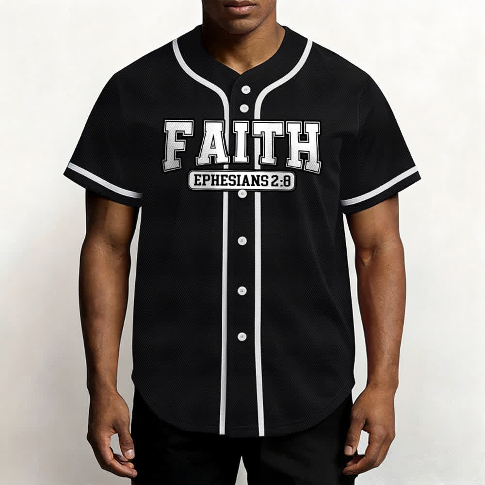 Christianartworkshop Faith Custom Name Number Baseball Jersey - image 28