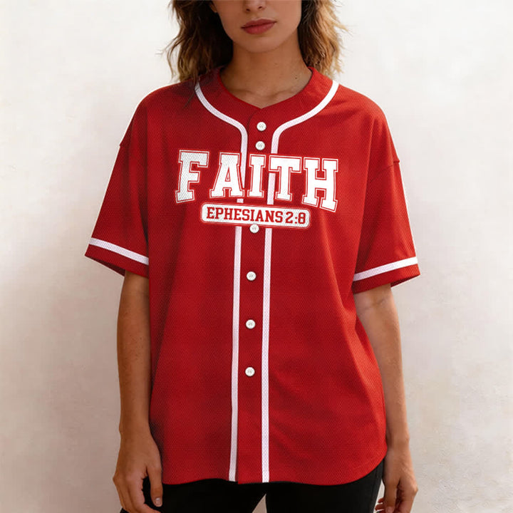 Christianartworkshop Faith Custom Name Number Baseball Jersey - image 38
