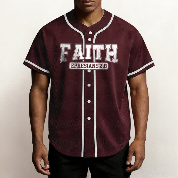 Christianartworkshop Faith Custom Name Number Baseball Jersey - image 44