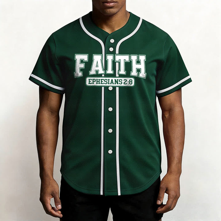 Christianartworkshop Faith Custom Name Number Baseball Jersey - image 60