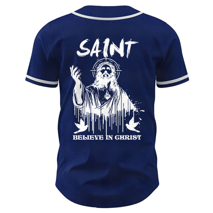 Christianartworkshop Saint Believe In Christ Unisex Baseball Jersey - image 36