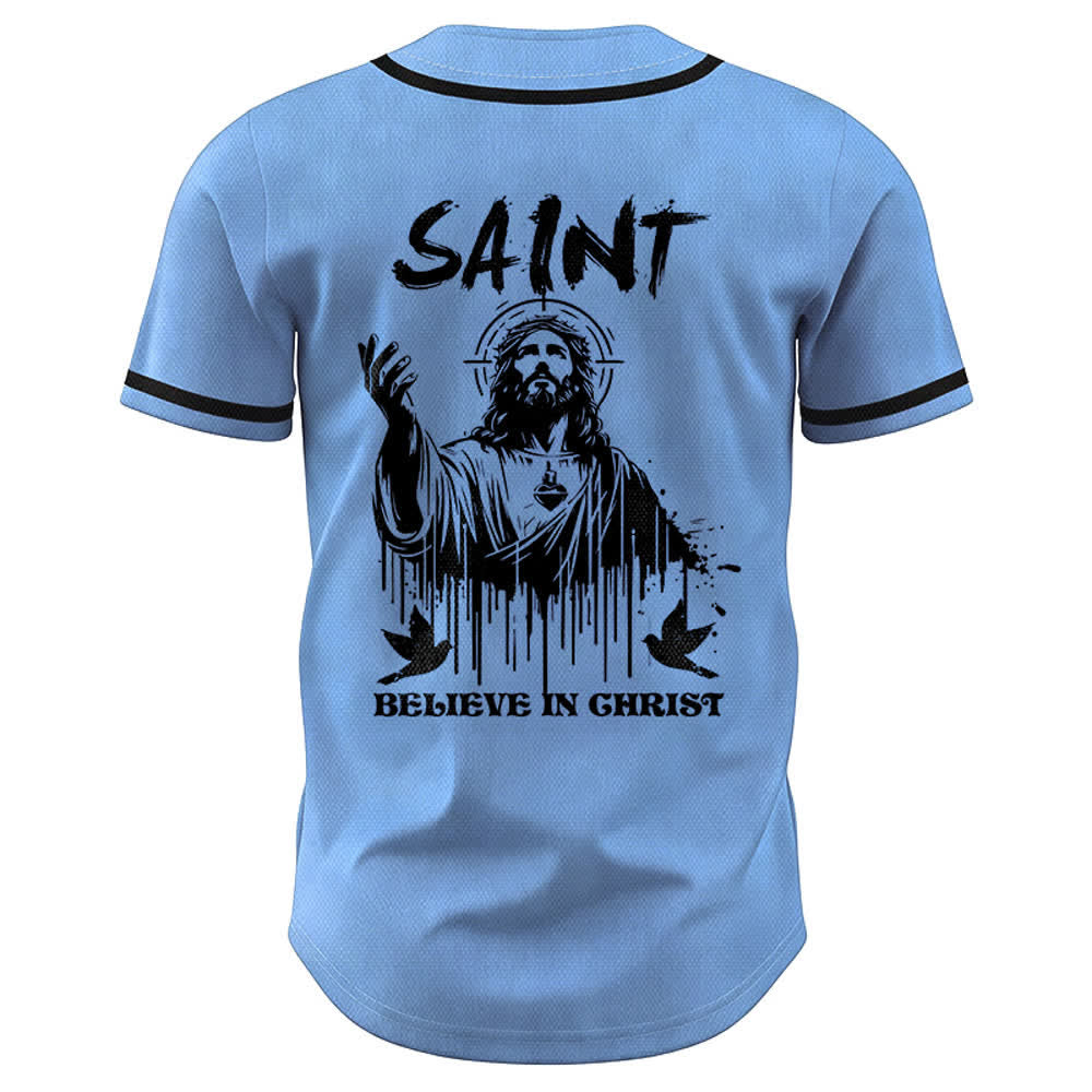 Christianartworkshop Saint Believe In Christ Unisex Baseball Jersey - image 29