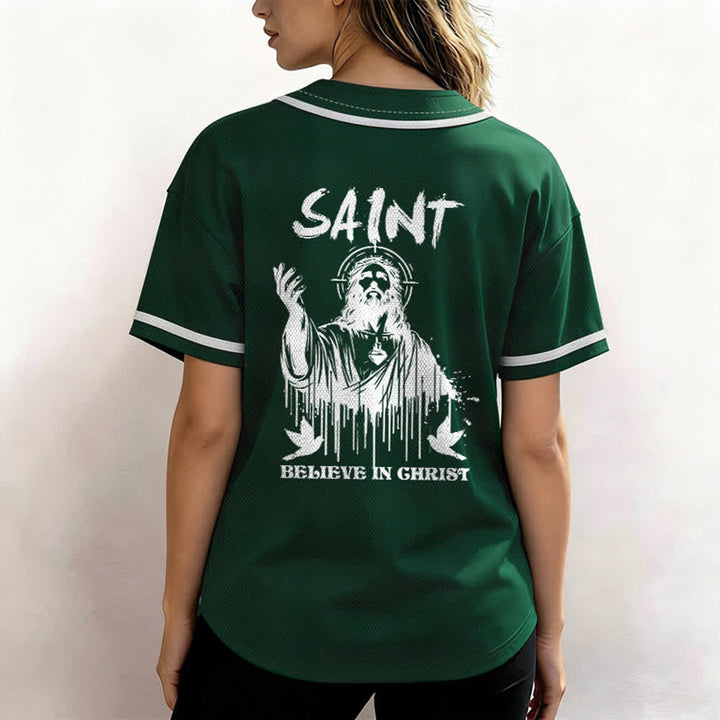 Christianartworkshop Saint Believe In Christ Unisex Baseball Jersey - image 47