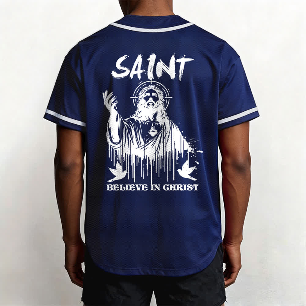 Christianartworkshop Saint Believe In Christ Unisex Baseball Jersey - image 38