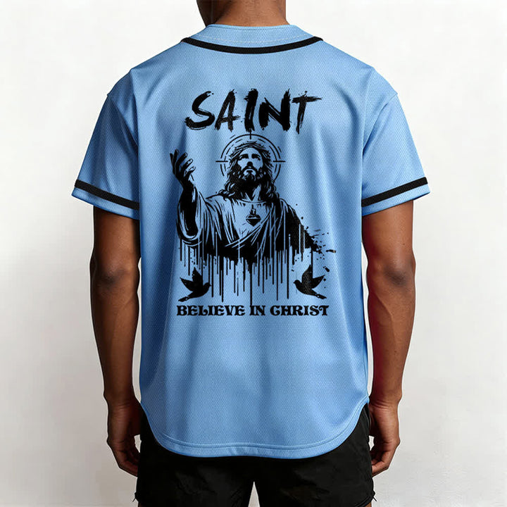 Christianartworkshop Saint Believe In Christ Unisex Baseball Jersey - image 31