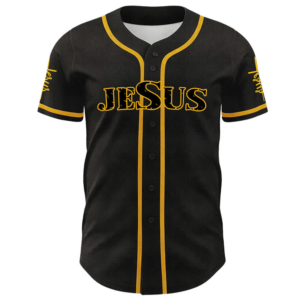 Christianartworkshop No Weapon Formed Against Me Shall Prosper Baseball Jersey - image 8