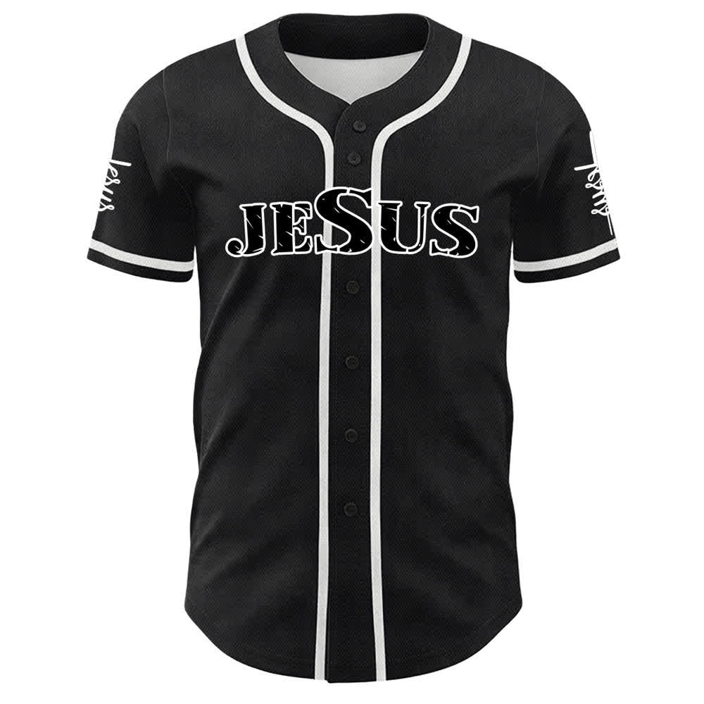 Christianartworkshop No Weapon Formed Against Me Shall Prosper Baseball Jersey - image 2