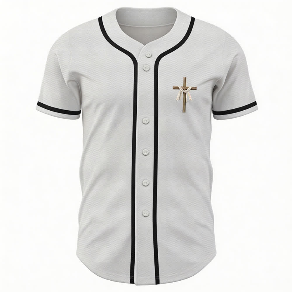 Christianartworkshop He Is Not Here He Is Risen Faith Unisex Baseball Jersey - image 9