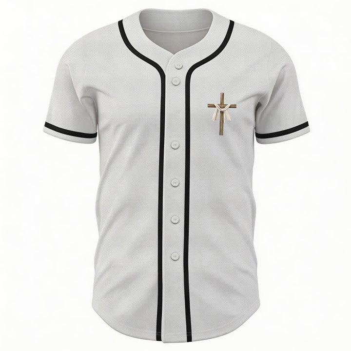 Christianartworkshop He Is Not Here He Is Risen Faith Unisex Baseball Jersey - image 9