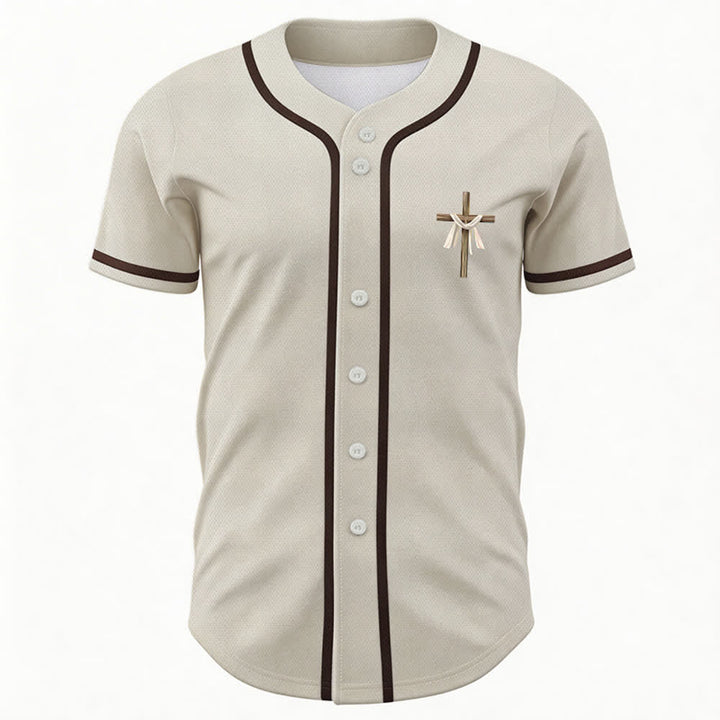 Christianartworkshop He Is Not Here He Is Risen Faith Unisex Baseball Jersey - image 2