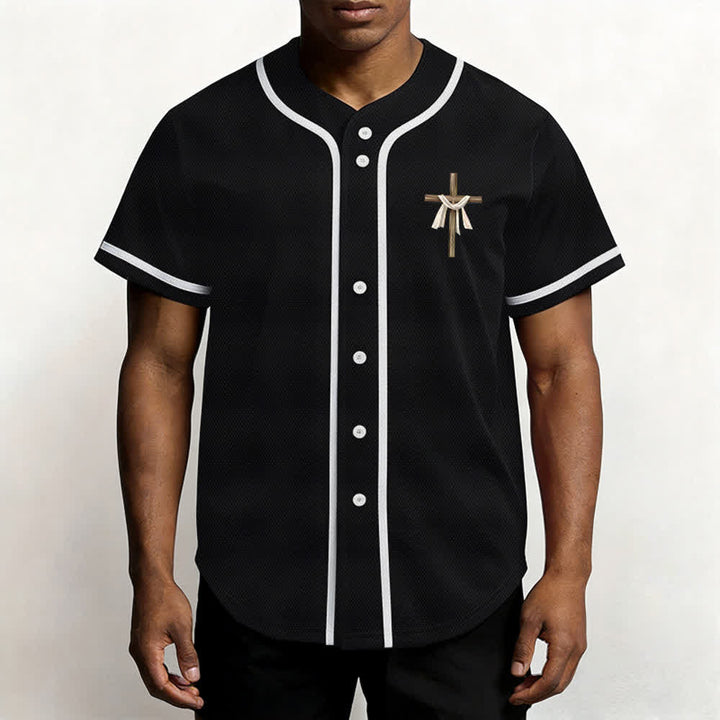 Christianartworkshop He Is Not Here He Is Risen Faith Unisex Baseball Jersey - image 18