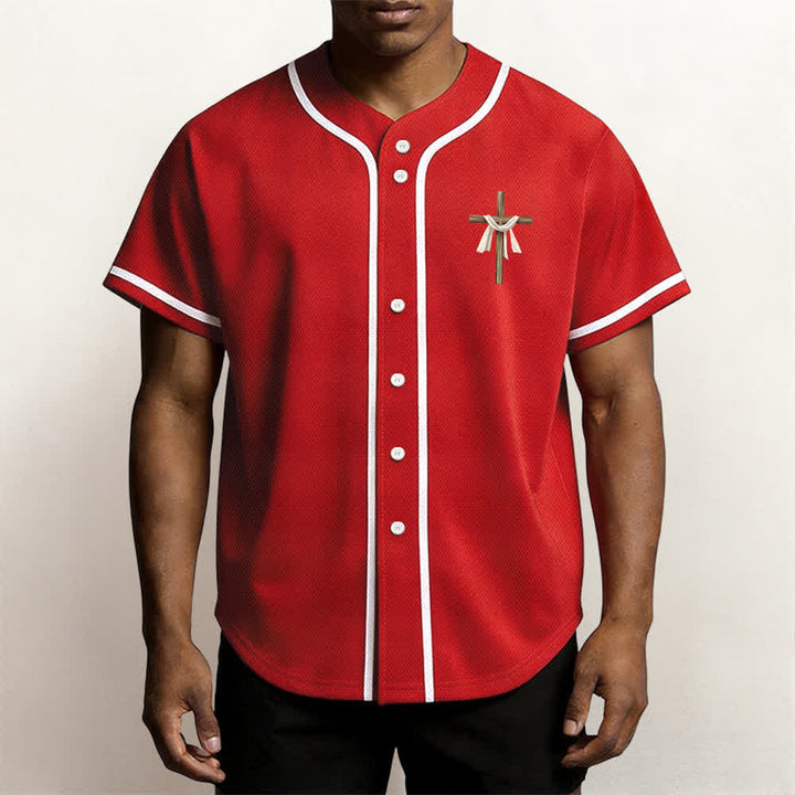 Christianartworkshop He Is Not Here He Is Risen Faith Unisex Baseball Jersey - image 25